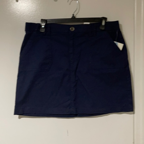 croft & barrow Dresses & Skirts - Croft & Barrow Skort Skirt For Women Sz 14 Petite Stretch Navy Blue Color, NWT
